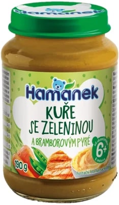 Hamánek Příkrm kuře se zeleninou a bramborem