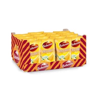 Bohemia Vroubky sýr/ jarní cibulka 18 x