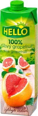 Hello 100% Růžový grapefruit
