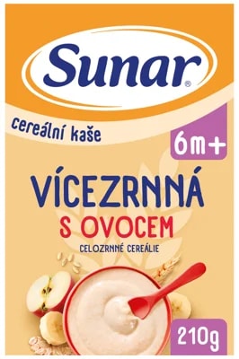 Sunar Vícezrná kaše s ovocem