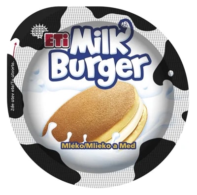 Eti Mléčný burger med