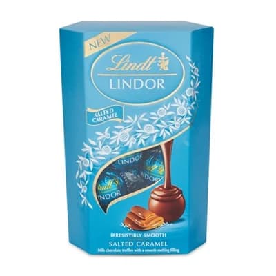 Lindt Lindor Čokoláda slaný karamel