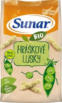 Sunar BIO Křupky hráškové lusky