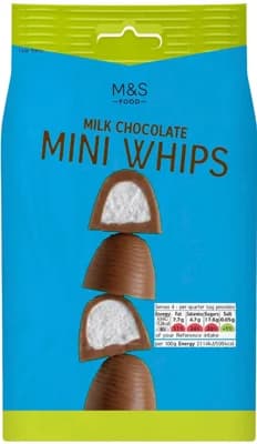 Marks & Spencer Mini mléčné čokoládové bonbony s lehkou pěnou