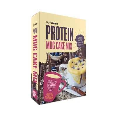 GymBeam Protein Mug Cake Mix vanilka s kousky borůvek