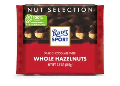 Ritter Sport Hořká čokoláda s celými ořechy