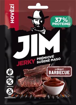 Jim Jerky hovězí BBQ