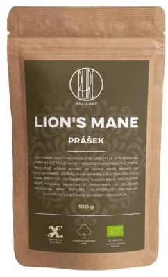 Brainmax Pure Lion's Mane (Hericium) prášek BIO