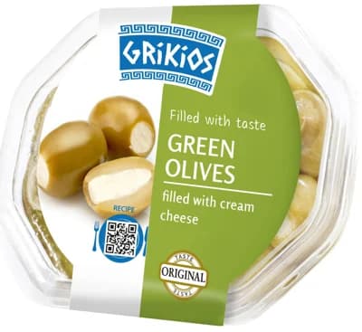 Grikios Zelené olivy plněné sýrem