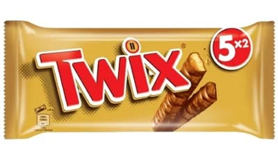Twix Sušenka s karamelem máčená v mléčné čokoládě 5x50 g