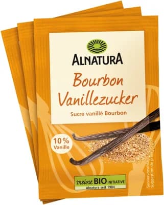 Alnatura BIO Bourbon vanilkový cukr, 3x8g
