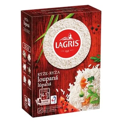 LAGRIS Rýže loupaná varné sáčky 8 x