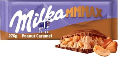 Milka čokoláda Mmmax Peanut Caramel mléčná s arašídy
