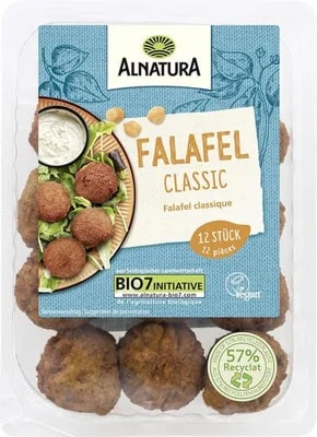 ALNATURA BIO Falafel cizrnový klasik veganský 12ks