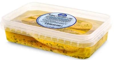 Heleb Matjesy s česnekem v oleji