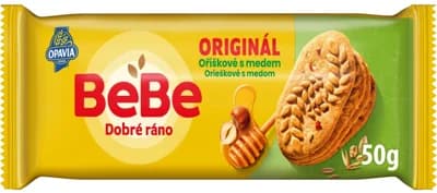 Opavia sušenky BeBe Dobré Ráno oříškové s medem