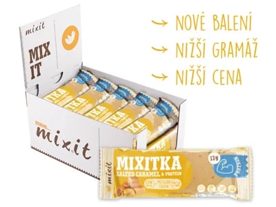 MIXIT Tyčinka Mixitka bez lepku Slaný karamel