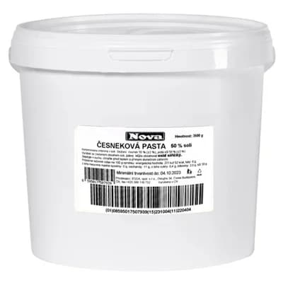 NOVA Česneková pasta 50% soli 3,