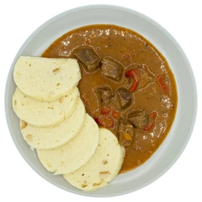 Pappudia Maďarský guláš s houskovým knedlíkem