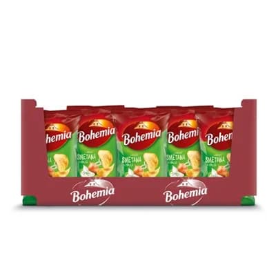 Bohemia Chips smetana/ cibule 18 x