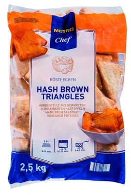 Metro Chef Hash Brown trojhránky