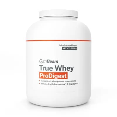 GymBeam True Whey ProDigest slaný karamel