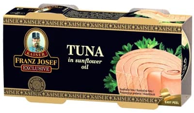 Franz Josef Kaiser Tuňák steak ve slunečnicovém oleji  duo pack