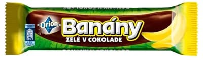 ORION Banány želé tyčinka v hořké čokoládě