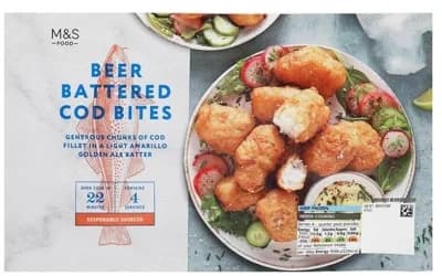 Marks & Spencer Kousky tresky obecné v pivním těstíčku