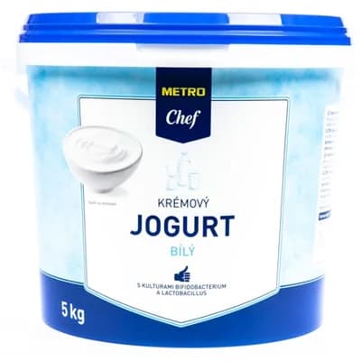 METRO Chef Jogurt bílý krémový 4 % tuku chlaz.