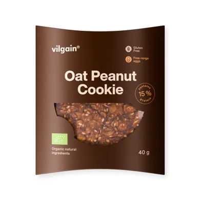Vilgain Oat Peanut Cookie BIO