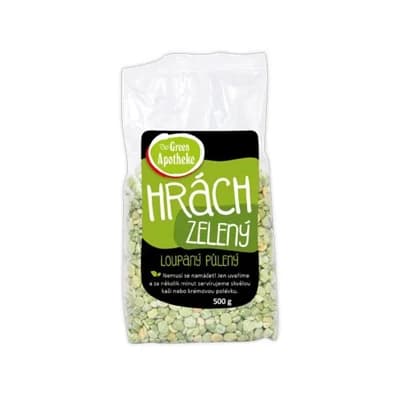 Green Apotheke Hrách zelený loupaný půlený