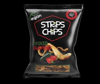 Strips Chips Smoked jalapeňo
