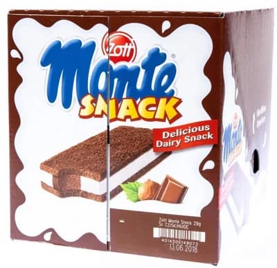 Zott Monte Snack mléčný řez chlaz. 24x29g