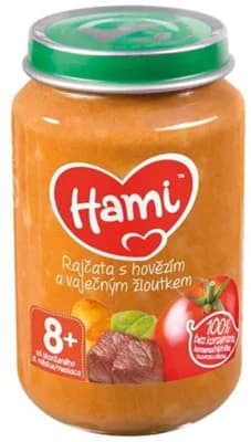 Hami Rajčata s hovězím a vaječným žloutkem 8m+