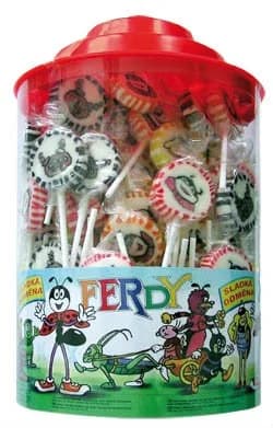 HORS Roks Lízátko Ferda 150 x dóza