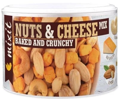 Mixit Mix pražených ořechů a křupavých sýrů