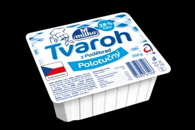 Milko Tvaroh z Poděbrad polotučný
