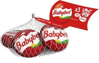 Mini Babybel sýr chlaz. 3 x (3 x 20) g