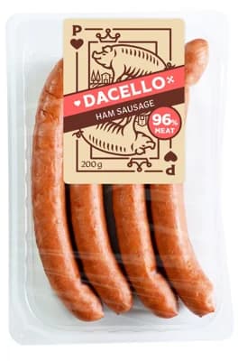 Dacello Šunkové párky 96 %