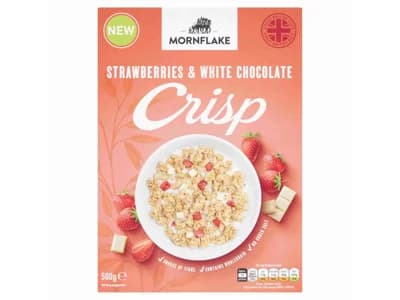 Mornflake Country Crisp jahoda bílá čokoláda