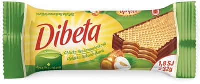 Dibeta Oplatka lískovooříšková