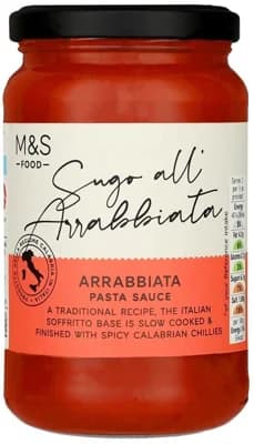Marks & Spencer Pikantní rajčatová omáčka s červenými chilli papričkami a olivovým olejem