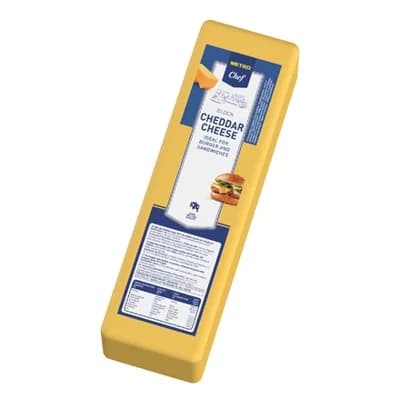 METRO Chef Cheddar Block 50 % chlaz. cca 2,