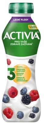 Activia Probiotický jogurtový nápoj lesní plody