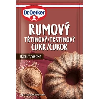 Dr. Oetker Cukr třtinový s rumovou příchutí 20x20g