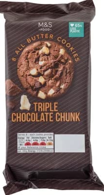 Marks & Spencer Máslové sušenky s kousky belgické čokolády