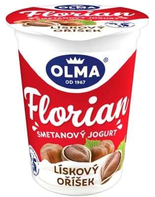 Olma Florian smetanový jogurt lískový oříšek