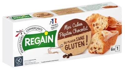 Regain Bezlepkové koláčky s čokoládovými lupínky