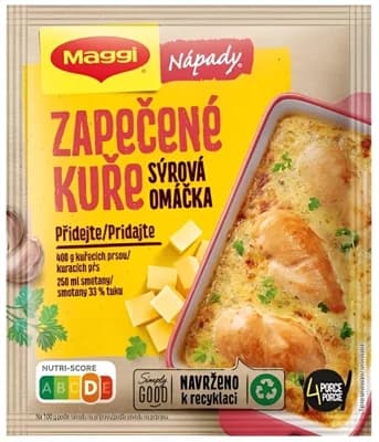 Maggi Nápady Zapečené kuře, sýrová omáčka